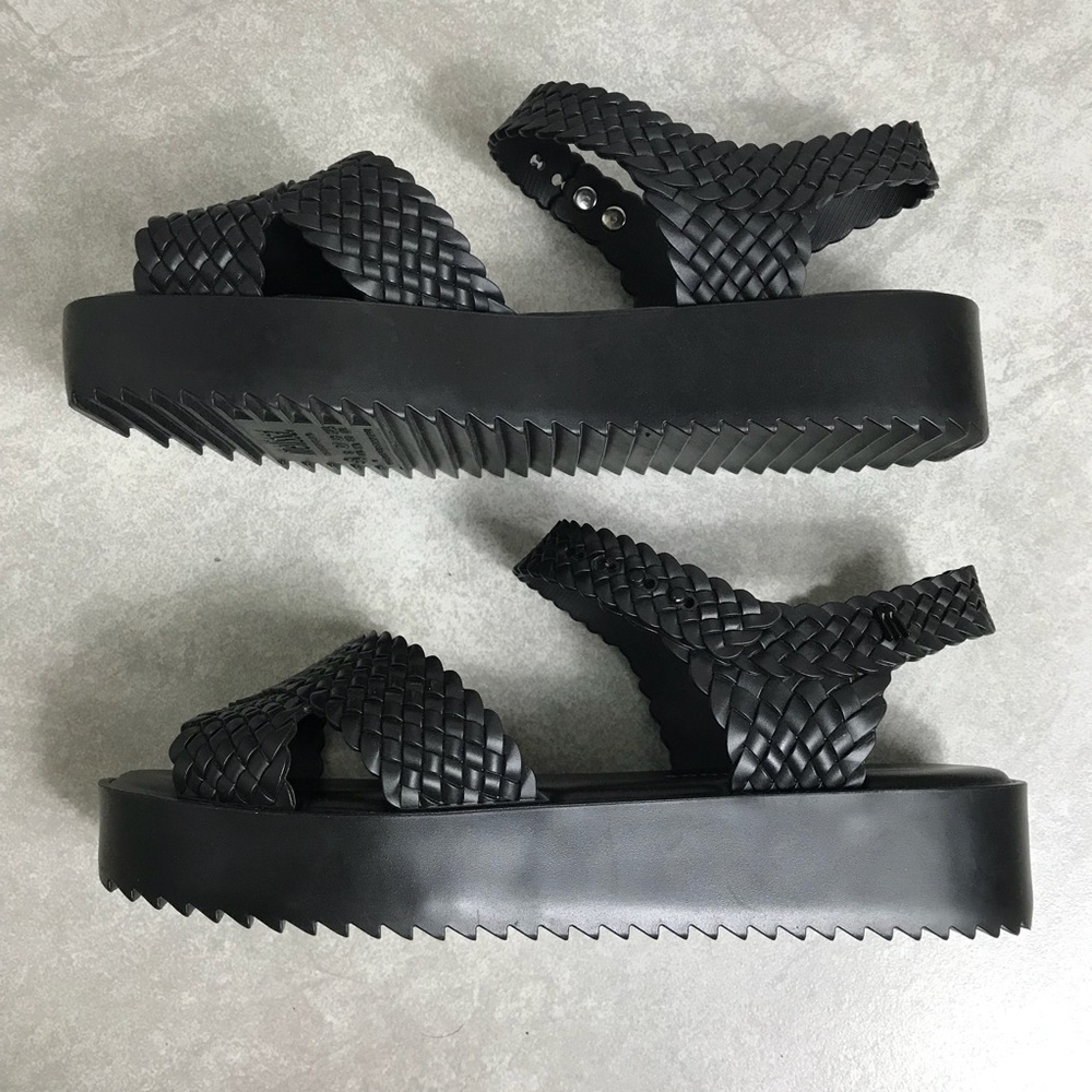 Melissa Salinas Jelly Hotness Black Sandals - Picture 5 of 8